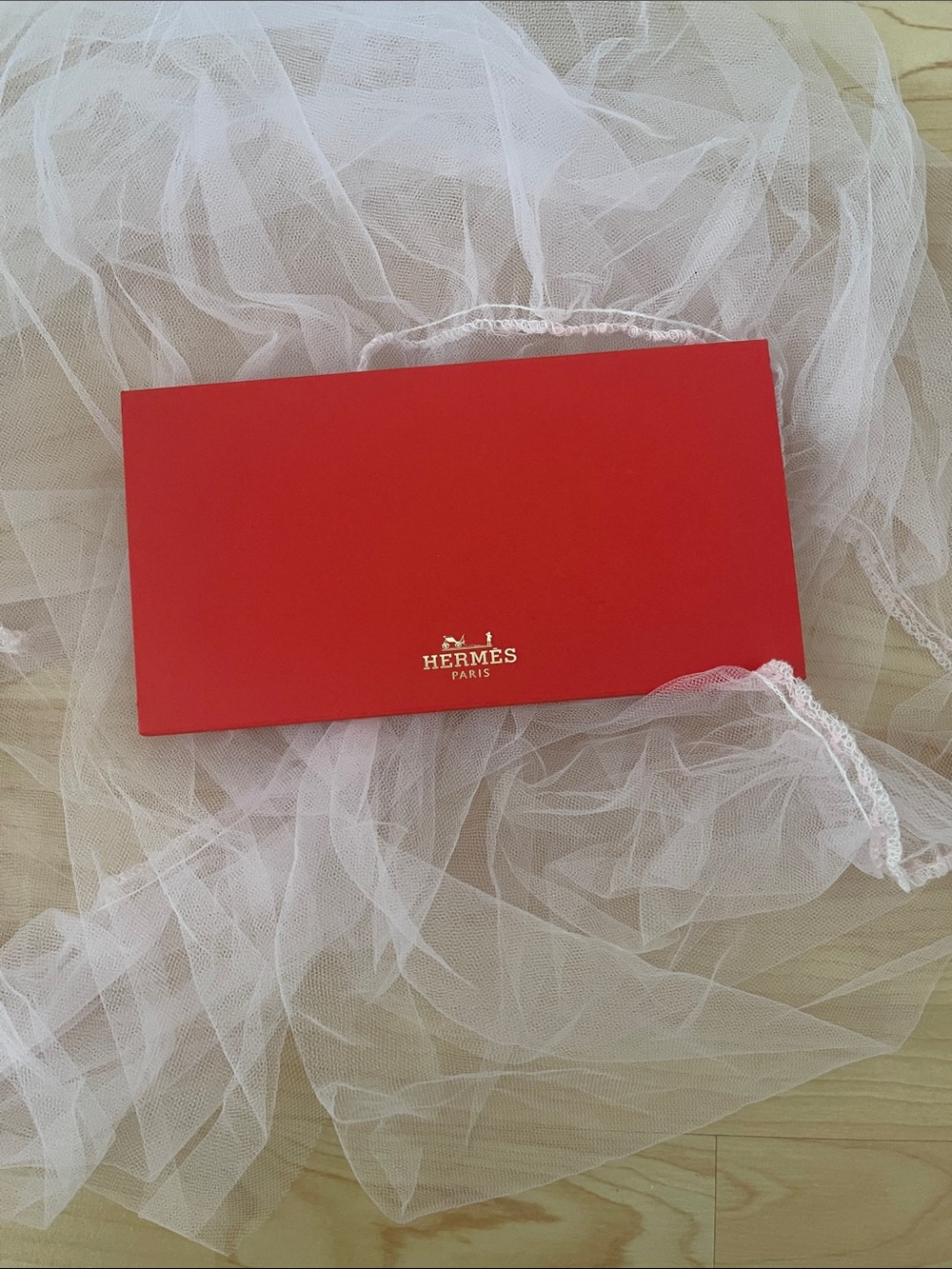 Hermes Red Logo Box